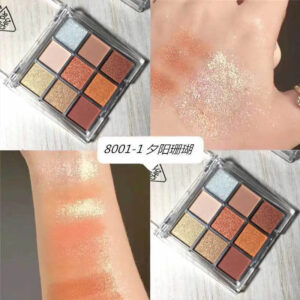 9 Color Matte Eyeshadow Palette - 01