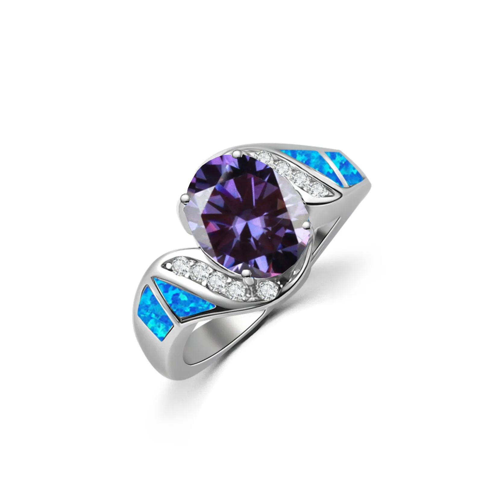 Aobao Statement Gemstone Ring - Image 8