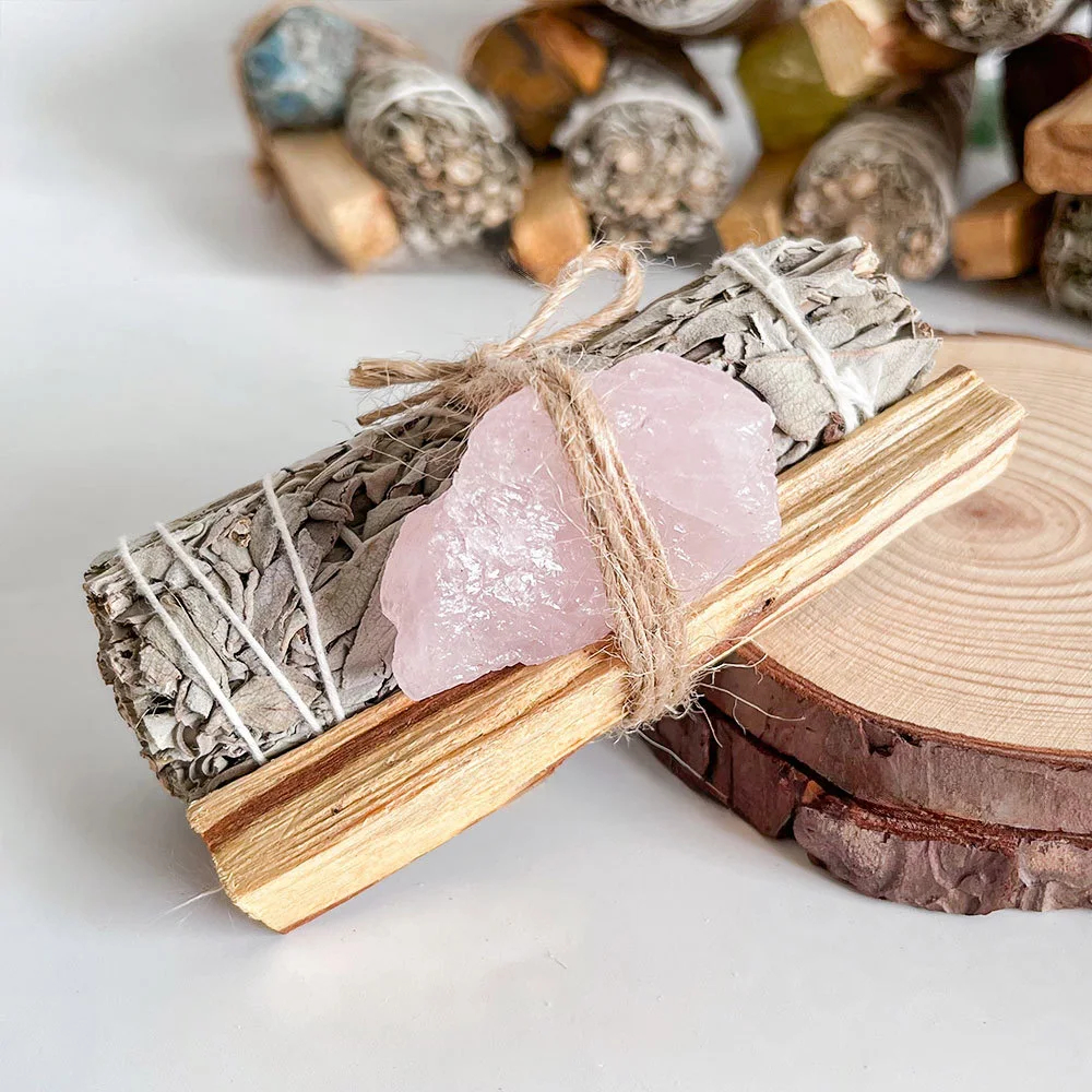 Sage Smudge Kit With Crystal - Image 2