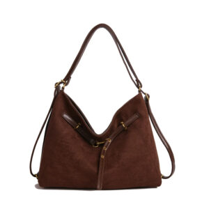 Hopefar Crossbody PU Leather Handbag - Coffee