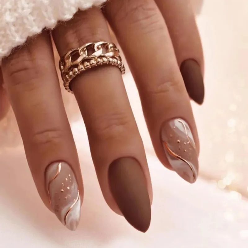 Luxury Designed Almond Shape Nail Tips